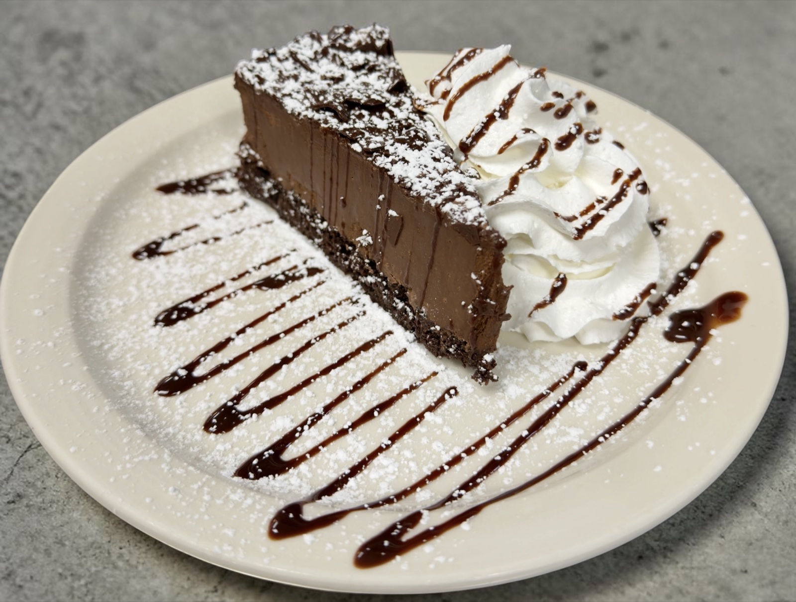 Chocolate mousse cake at Sophia's