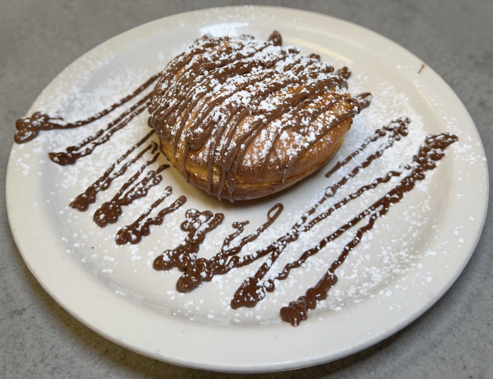 Bombolone — Italian doughnuts filled with chocolate hazelnut cream